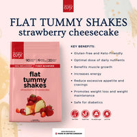 SHORTCUTX Strawberry Cheesecake Flat Tummy Shakes